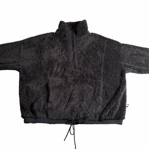🖤 JoyLab Sherpa Quarter Zip Pullover – Black – Size Medium 🖤